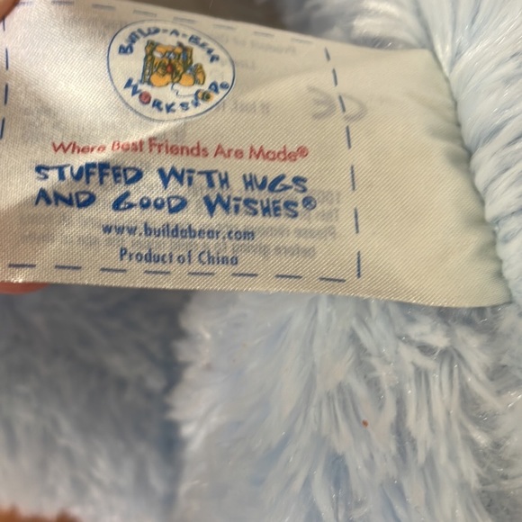 Build A Bear Blue Snowflake Sparkle Teddy Bear - Picture 6 of 7